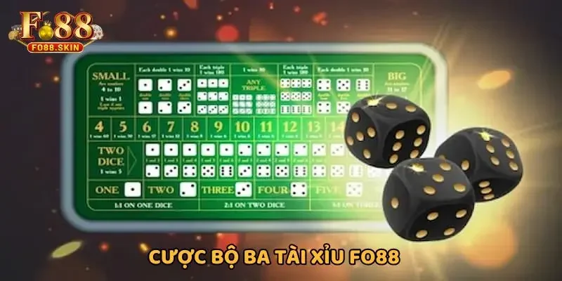 Tài Xỉu FO88 với cược bộ 3 thưởng siêu khủng