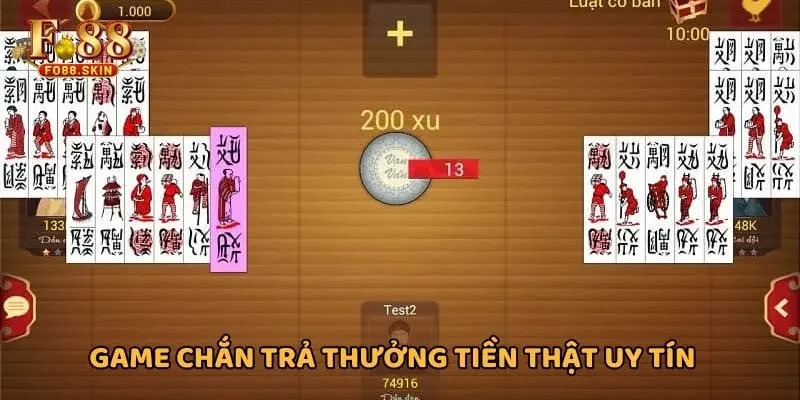 Game chắn trả thưởng tiền thật uy tín