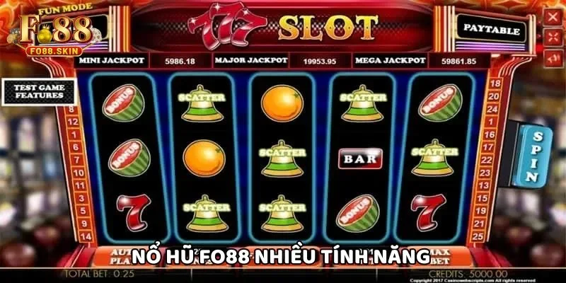 Nổ hũ FO88 nhiều tính năng thuật ngữ mới lạ