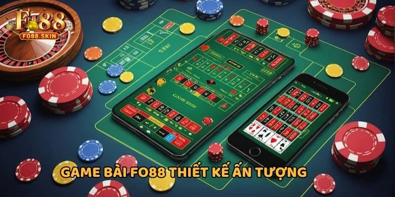 Sảnh game bài FO88 giao diện ấn tượng